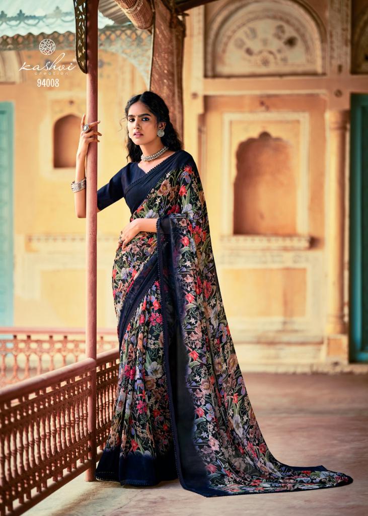 Kashvi Yashvi 2 Fancy Ethnic Wear Georgette Designer Fancy Saree Collection